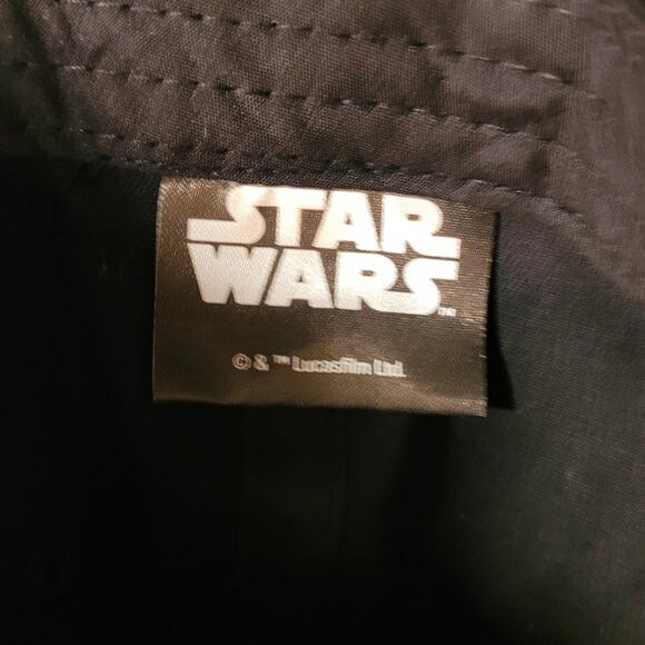 STAR WARS Lucas Films May The Force Be With You Snapback Baseball Cap Fuzzy 3D - Picture 6 of 10